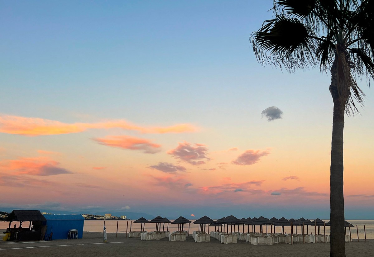 The moon, a bookcase, and Glaswegians / La luna, una librería, y Glasgowianos