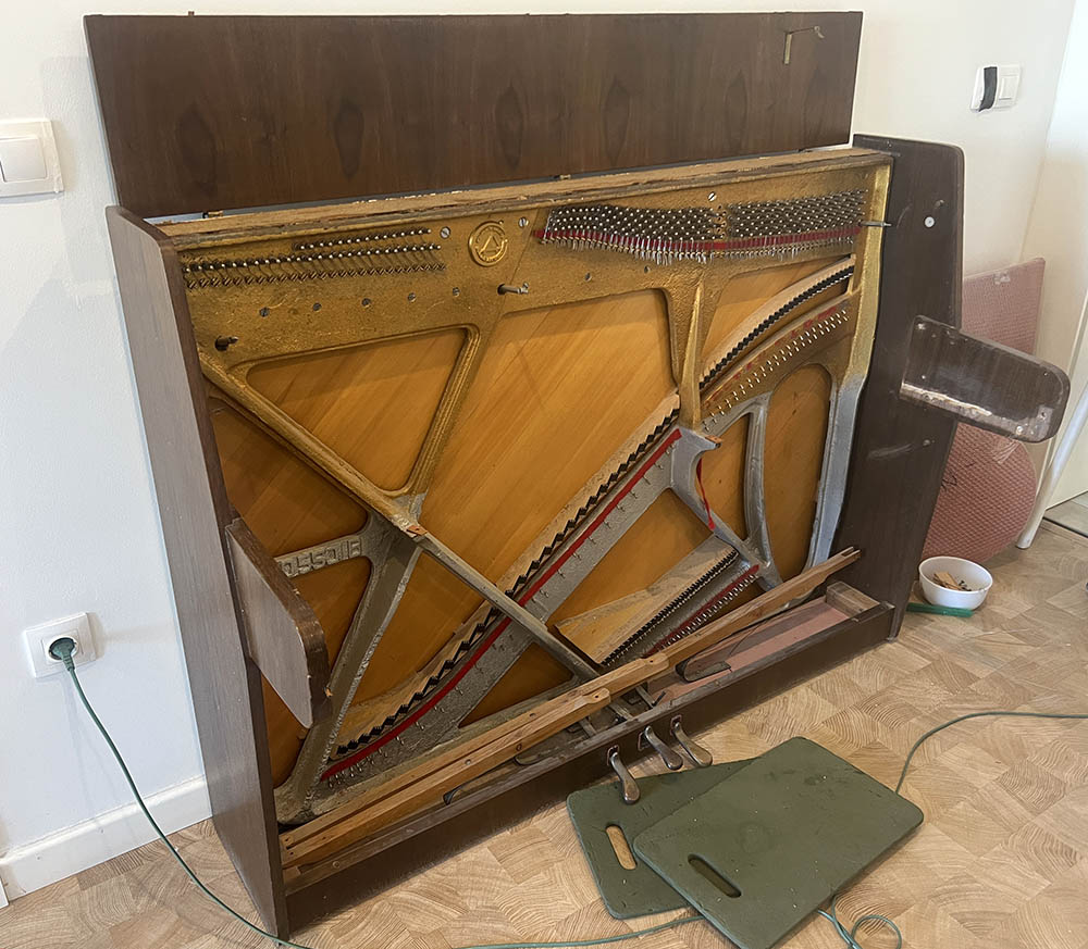 Phoenix, tower, bronze watering can / Fénix, torre, regadera de bronce