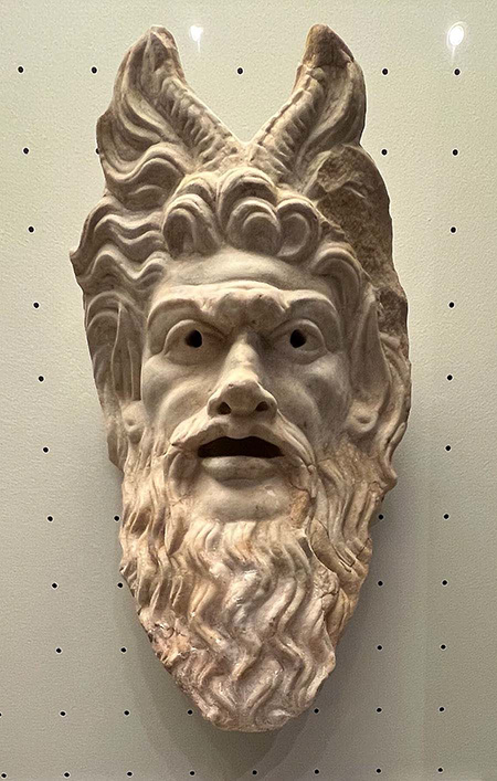 The stoned god Pan  / El dios apedreado Pan